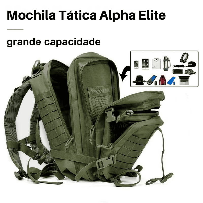 Mochila Tática Militar Alpha Elite
