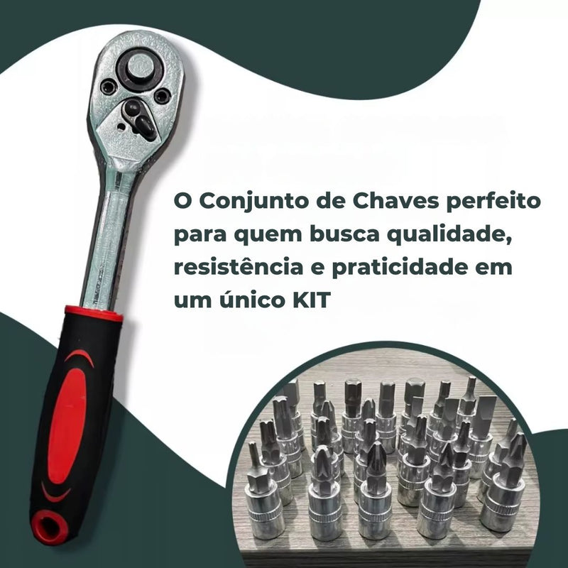 Jogo Chaves Maleta 57 Peças