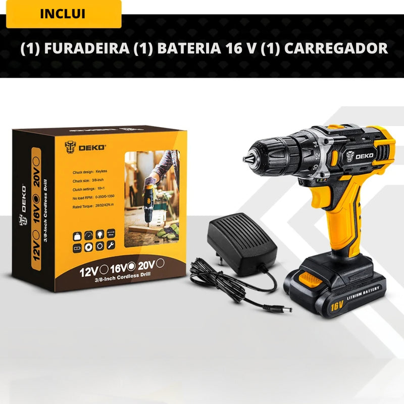 Furadeira e Parafusadeira DEKO