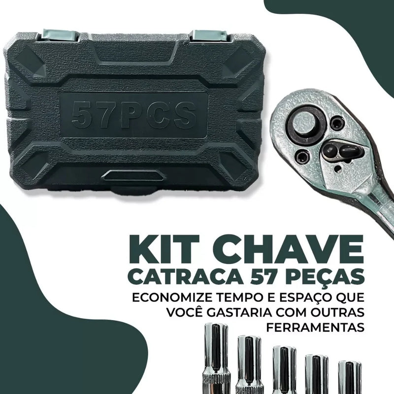 Jogo Chaves Maleta 57 Peças